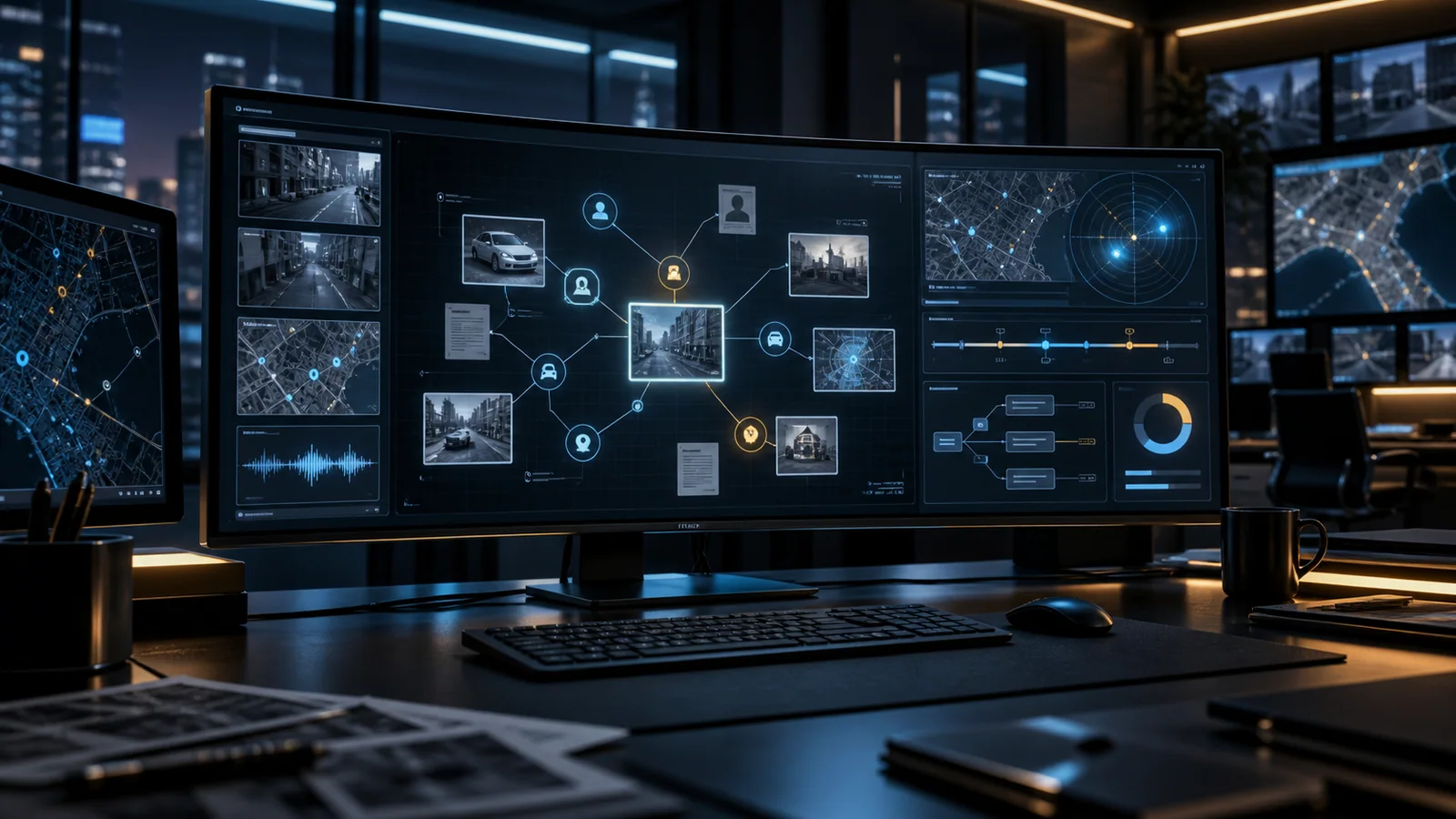 Poste de commandement numérique pour les enquêtes GTA RP dans VAUNTCORP MDT 9.10.0