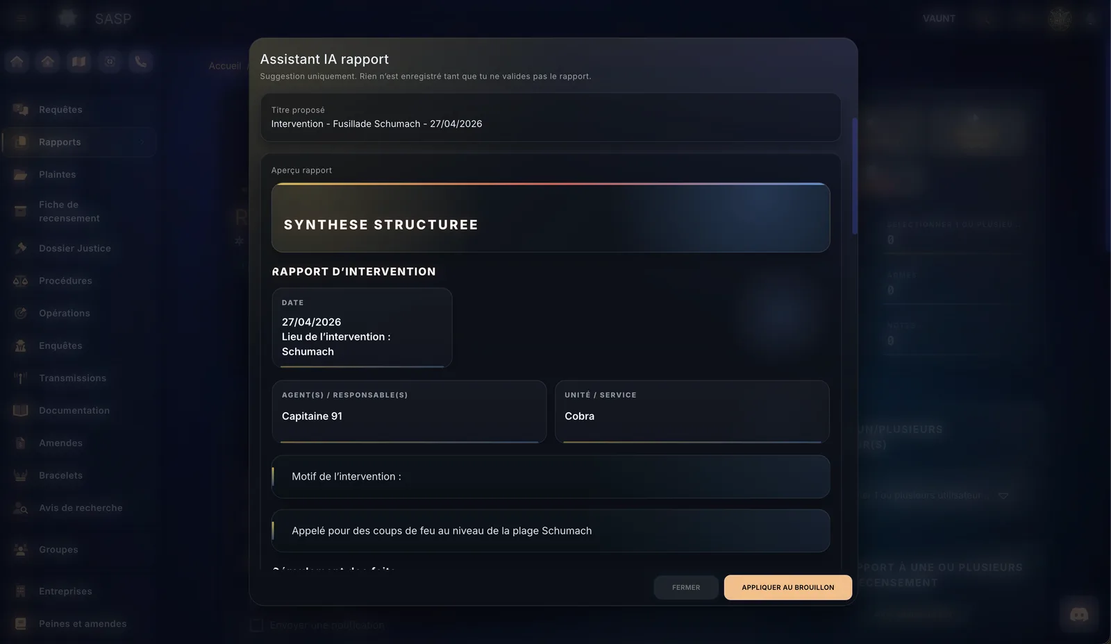 MDT AI Assist – Assistance intelligente à la rédaction
